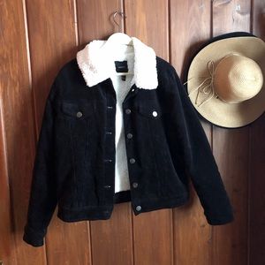 Corduroy Black Jacket